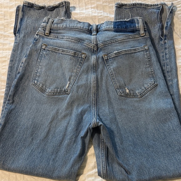 ABERCROMBIE & FITCH Curve Love Classic Blue Women's Jeans - Picture 4 of 5